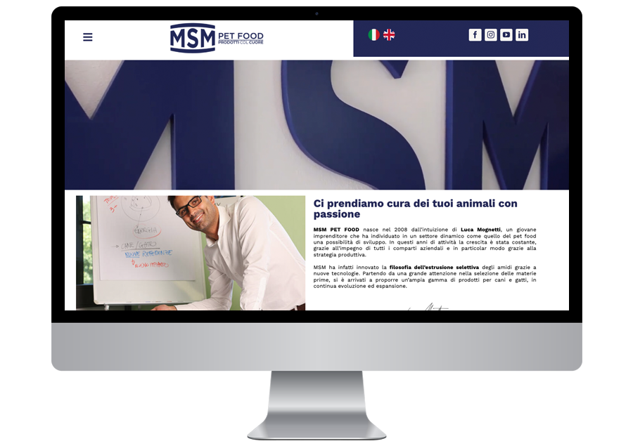 MSM PET FOO sito web