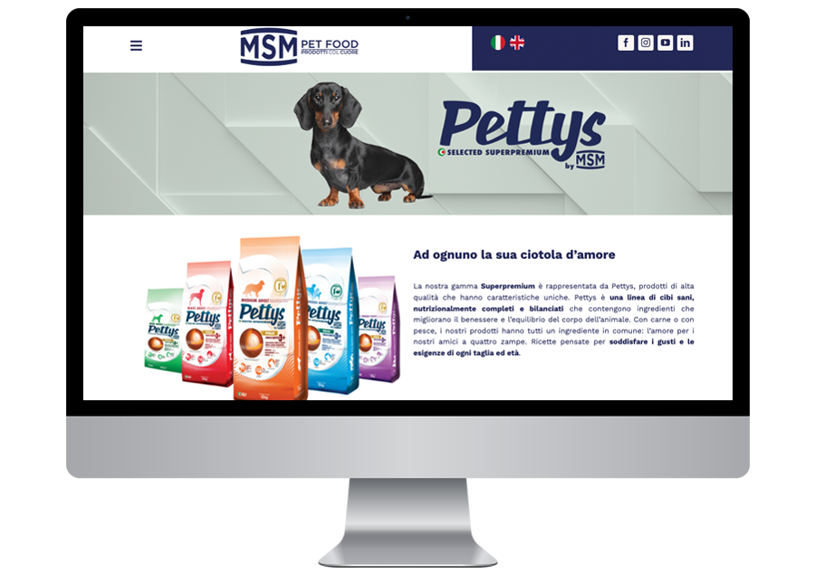 MSM PET FOO sito web