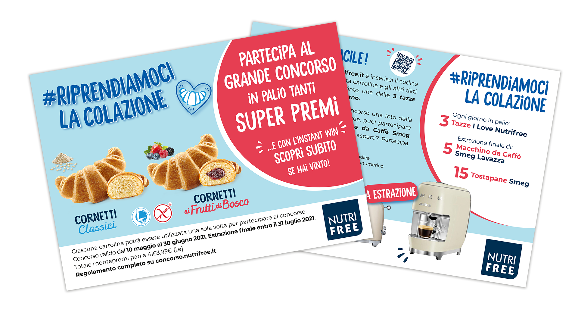 Nutrifree Riprendiamoci la colazione CARTOLINA