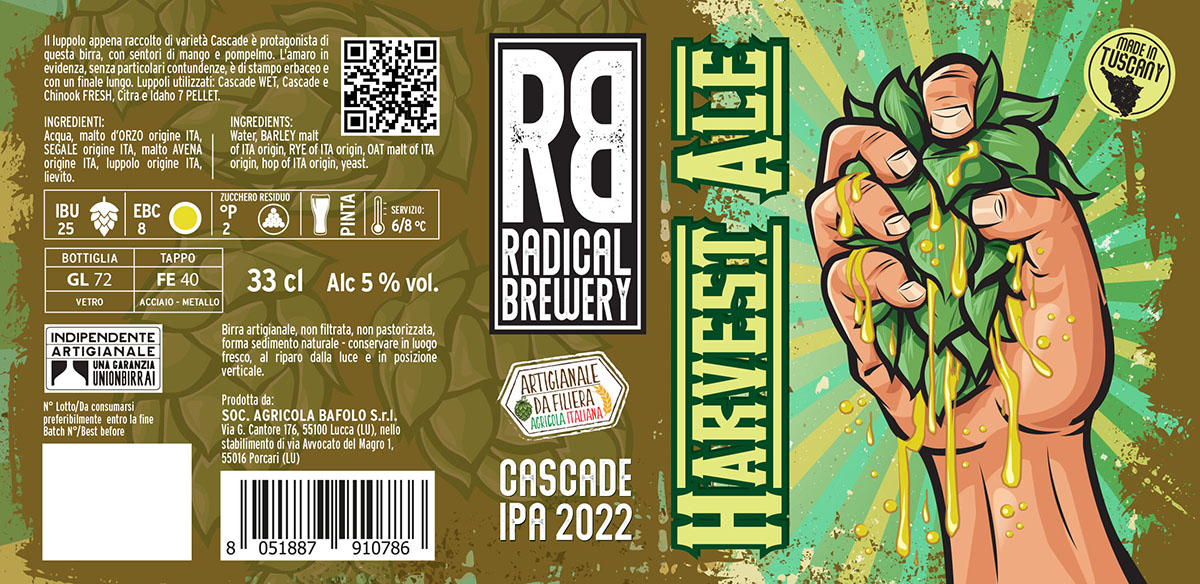 Radical Brewery harvest ale