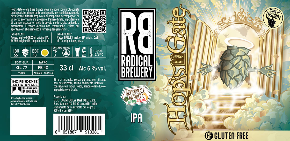 Radical Brewery Hops gate