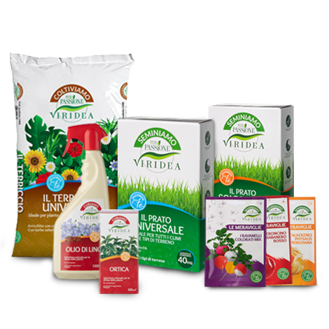 Viridea Per Passione linea branding e packaging