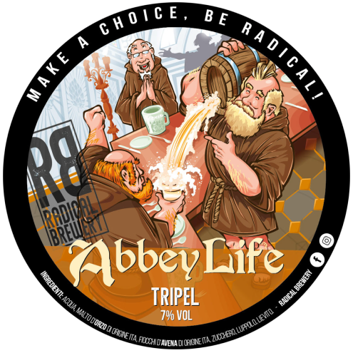 Radical Brewery medaglione abbey life