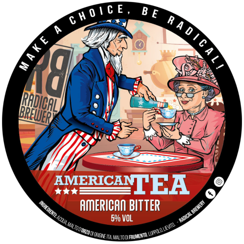 Radical Brewery medaglione american tea