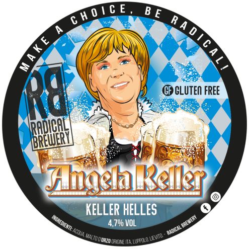 Radical Brewery medaglione angela keller