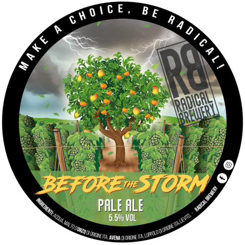 Radical Brewery medaglione before the storm