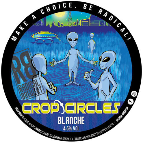 Radical Brewery medaglione crop circles