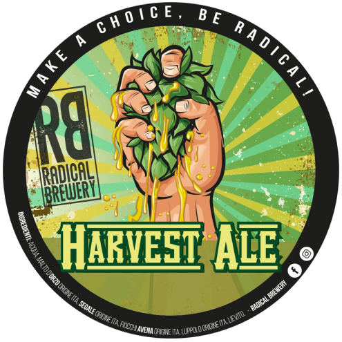 Radical Brewery medaglione medaglione harvest ale