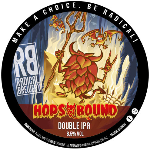 Radical Brewery medaglioni hops bound
