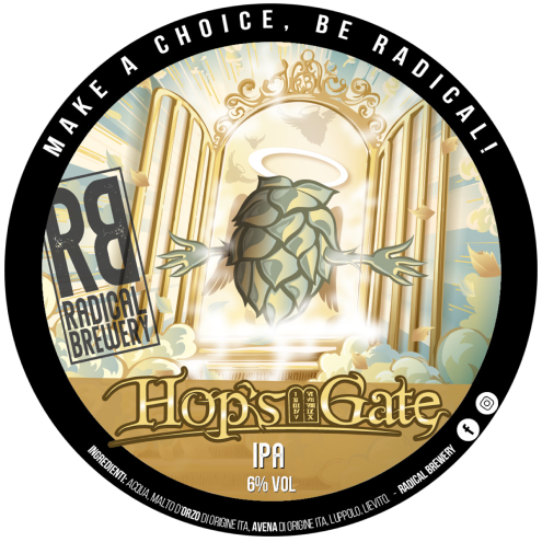 Radical Brewery medaglioni hops gate
